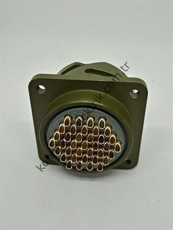 KUKDONG KDB02E 28-21S 37 Pin Metal Kasa Bayonet Panel Tipi Dişi Askeri Konnektör