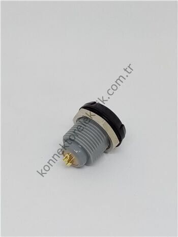 PKC.M0.2GL.LG 2 Pinli Panel Tipi Dişi Konnektör