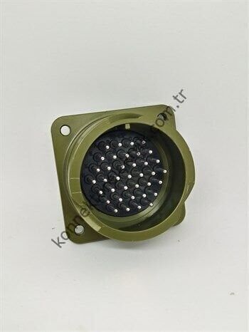KUKDONG KDB02E 28-21P 37 Pin Metal Kasa Bayonet Panel Tipi Erkek Askeri Konnektör