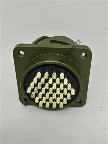 KUKDONG KDB02E 28-21P 37 Pin Metal Kasa Bayonet Panel Tipi Erkek Askeri Konnektör