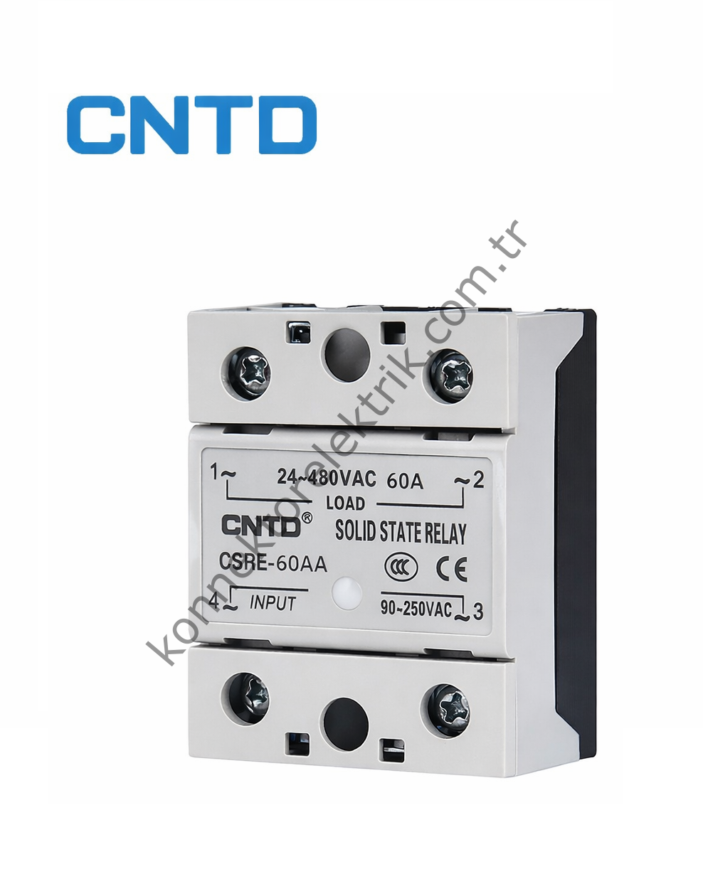 CNTD CSRE-60AA SSR AC Giriş-AC Çıkış 1Faz Solid State Röle