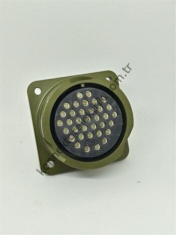 KUKDONG KDB02E 28-15S 35 Pin Metal Kasa Bayonet Panel Tipi Dişi Askeri Konnektör