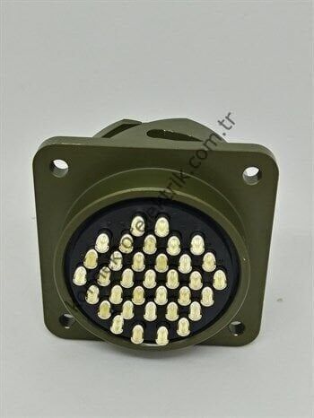 KUKDONG KDB02E 28-15S 35 Pin Metal Kasa Bayonet Panel Tipi Dişi Askeri Konnektör