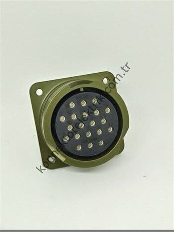 HZ CONNECTORS KDB02E 28-16S 20 Pin Metal Kasa Bayonet Panel Tipi Dişi Askeri Konnektör