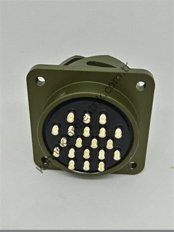 HZ CONNECTORS KDB02E 28-16S 20 Pin Metal Kasa Bayonet Panel Tipi Dişi Askeri Konnektör