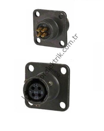 KUKDONG MS3112E 8-4S 4 Pin Metal Kasa Shell Panel Tipi Askeri Konnektör
