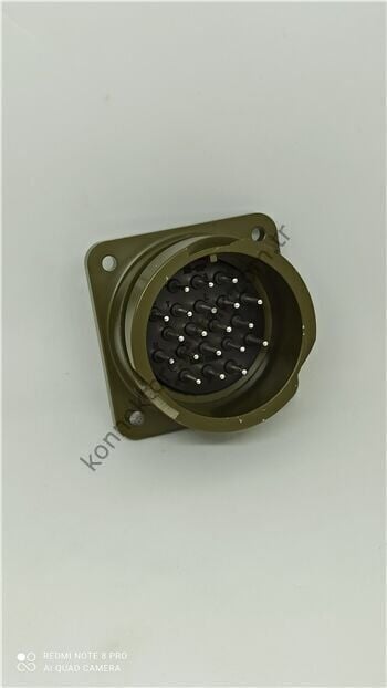 HZ CONNECTORS KDB02E 28-16P 20 Pin Metal Kasa Bayonet Panel Tipi Erkek Askeri Konnektör
