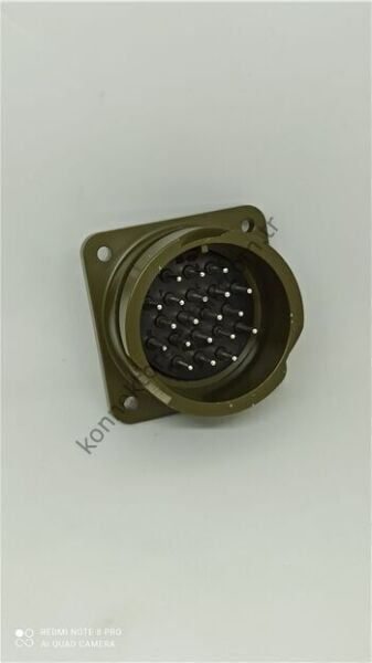 HZ CONNECTORS KDB02E 28-16P 20 Pin Metal Kasa Bayonet Panel Tipi Erkek Askeri Konnektör