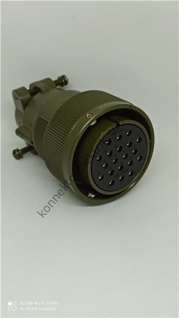 HZ CONNECTORS KDB06E 28-16S 20 Pin Metal Kasa Bayonet Kablo Tipi Dişi Askeri Konnektör