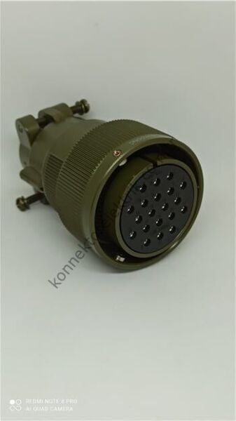 HZ CONNECTORS KDB06E 28-16S 20 Pin Metal Kasa Bayonet Kablo Tipi Dişi Askeri Konnektör