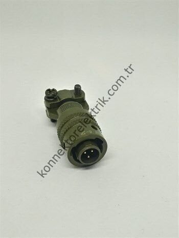KUKDONG MS3116F 8-3P 3 Pin Metal Kasa Shell Kablo Tipi Askeri Konnektör