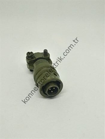 KUKDONG MS3116F 8-3P 3 Pin Metal Kasa Shell Kablo Tipi Askeri Konnektör