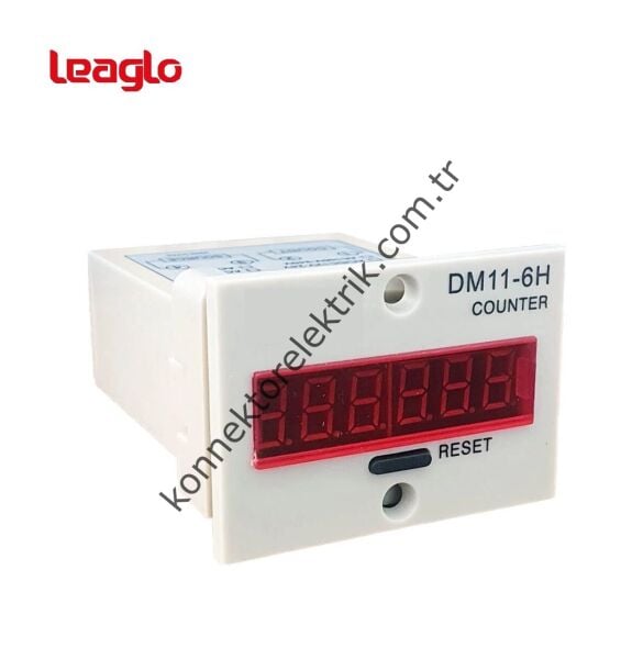 LEAGLO DM11-6H-220AC 6 Hane Resetli Dijital Sayıcı