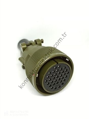 KUKDONG KDB06E 28-15S 35 Pin Metal Kasa Bayonet Kablo Tipi Dişi Askeri Konnektör