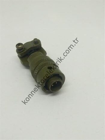 KUKDONG MS3116F 8-2P 2 Pin Metal Kasa Shell Kablo Tipi Askeri Konnektör