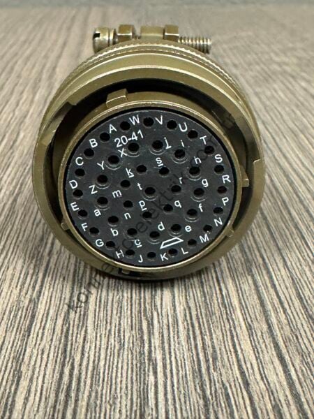 AMPHENOL PT06E-20-41S 41 Pin Metal Kasa Bayonet Kablo Tipi Dişi Askeri Konnektör