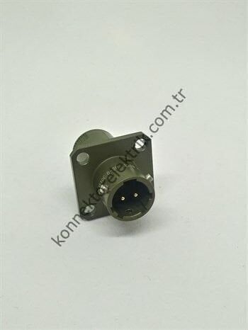 KUKDONG MS3110F 8-2P 2 Pin Shell Bayonet Panel Tipi Erkek Askeri Konnektör