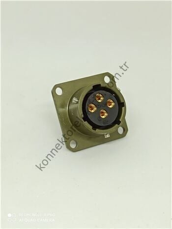 KUKDONG MS3112E 12-4S 4 Pin Metal Kasa Shell Panel Tipi Askeri Konnektör