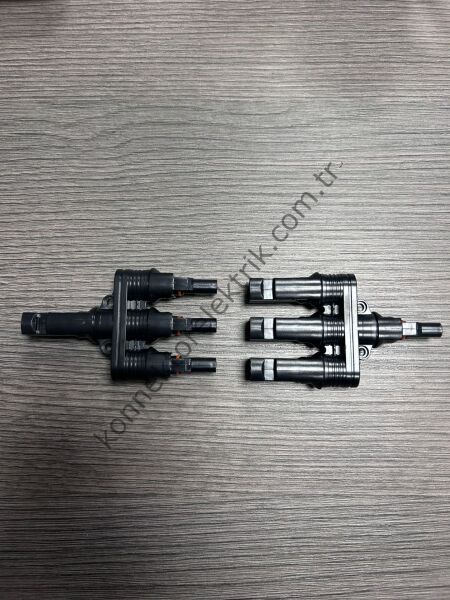 STAUBLI MC4 Solar IP67 Plastik Kasa 3’lü Paralel Dağıtıcı Güneş Paneli Konnektör Takımı (Erkek + Dişi)