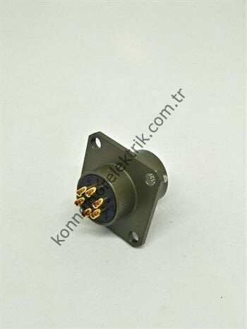 KUKDONG MS3112E 10-6P 6 Pin Metal Kasa Shell Panel Tipi Askeri Konnektör