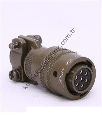 KUKDONG MS3116F 10-7S 7 Pin Metal Kasa Shell Kablo Tipi Askeri Konnektör