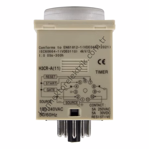 LEAGLO H3CR-A11 11 Pin Zaman Rölesi ( OMRON H3CR-A11 Muadili )