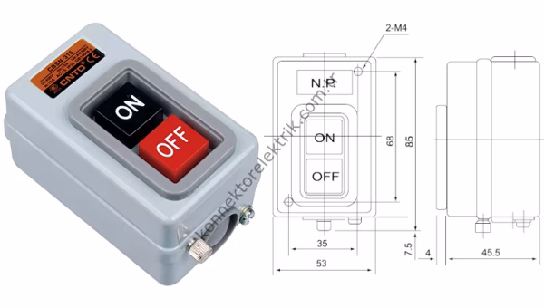 CNTD CBSN-315 Serisi Kutulu Tek Faz Şalterler