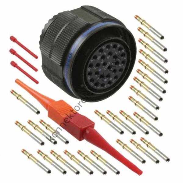 Q&S D38999/26WE26SN (MIL-DTL) 26 Pin Kablo Tipi Dişi Askeri Konnektör
