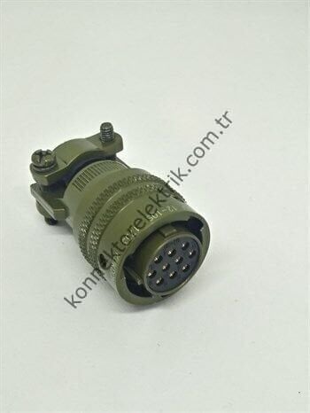 KUKDONG MS3116F 12-10S 10 Pin Metal Kasa Shell Kablo Tipi Askeri Konnektör