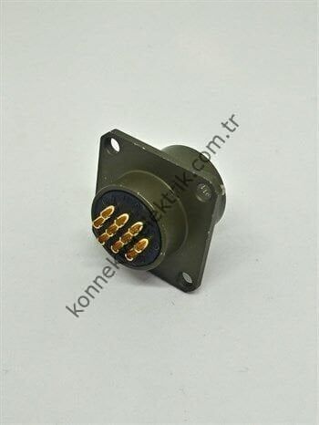 KUKDONG MS3112E 12-10S 10 Pin Metal Kasa Shell Panel Tipi Askeri Konnektör