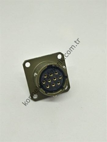 KUKDONG MS3112E 12-10S 10 Pin Metal Kasa Shell Panel Tipi Askeri Konnektör