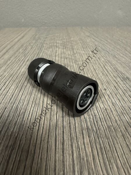WEIPU WK16K4TE1 4 Pin IP68 Metal Kasa Kablo Tipi Dişi Su Geçirmez Konnektör