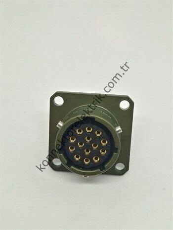 KUKDONG MS3112E 12-14S 14 Pin Metal Kasa Shell Panel Tipi Askeri Konnektör