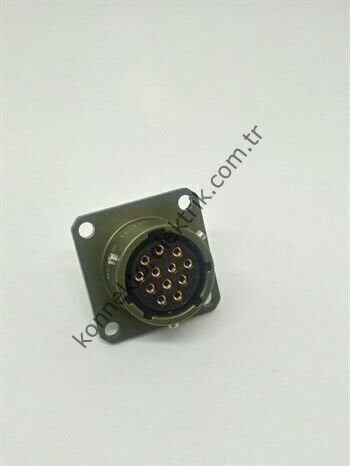 KUKDONG MS3112E 12-12S 12 Pin Metal Kasa Shell Panel Tipi Askeri Konnektör