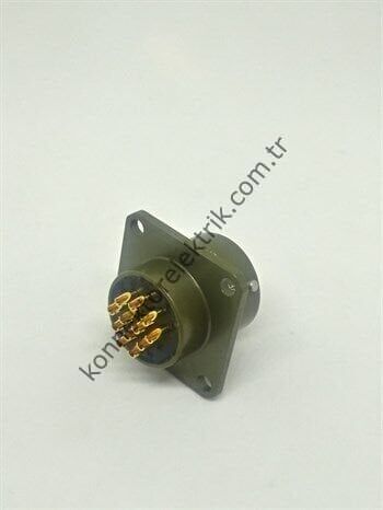 KUKDONG MS3112E 12-12P 12 Pin Metal Kasa Shell Panel Tipi Askeri Konnektör