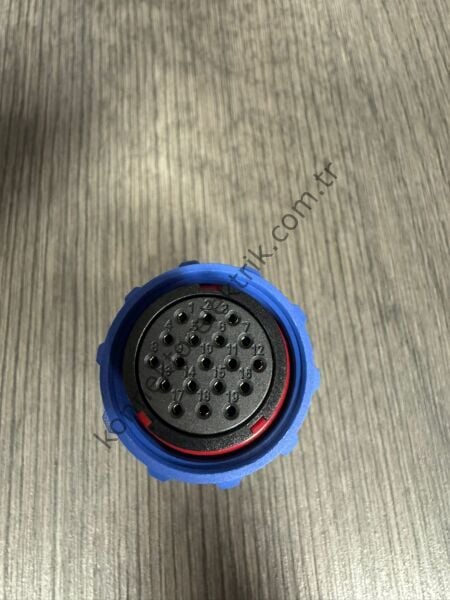 WEIPU SP2510/S19 19 Pin IP68 Plastik Kasa Kablo Tipi Dişi Su Geçirmez Konnektör