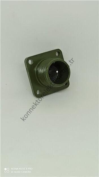 KUKDONG MS3102E 12S-4P 1 Pin Metal Kasa Panel Tipi Erkek Askeri Konnektör