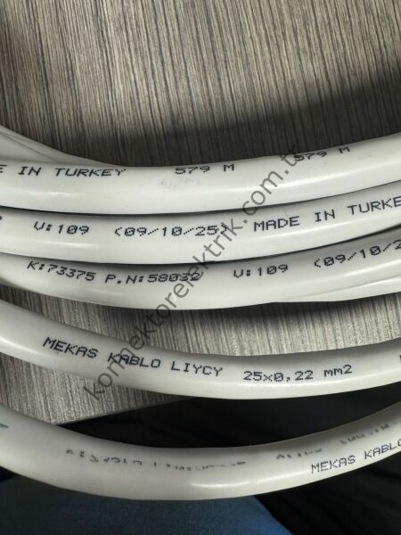 HZ CONNECTORS DSUB DB25F Dişi Konnektörlü 10 mt Data/PLC Haberleşme Kablosu