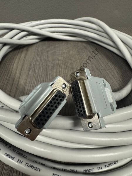 HZ CONNECTORS DSUB DB25F Dişi Konnektörlü 10 mt Data/PLC Haberleşme Kablosu