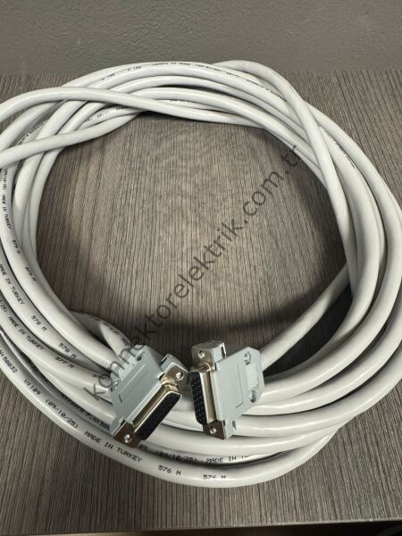 HZ CONNECTORS DSUB DB25F Dişi Konnektörlü 10 mt Data/PLC Haberleşme Kablosu