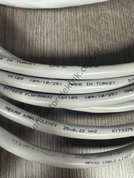 HZ CONNECTORS DSUB DB25F Dişi Konnektörlü 10 mt Data/PLC Haberleşme Kablosu
