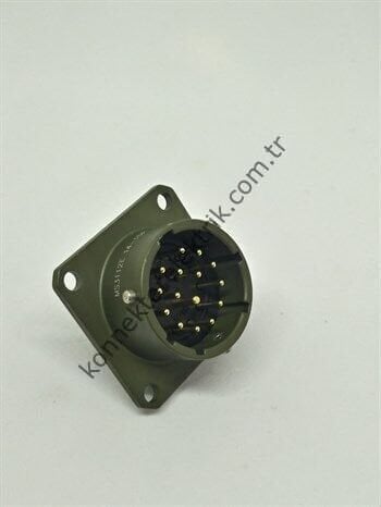 KUKDONG MS3112E 14-15P 15 Pin Metal Kasa Shell Panel Tipi Askeri Konnektör