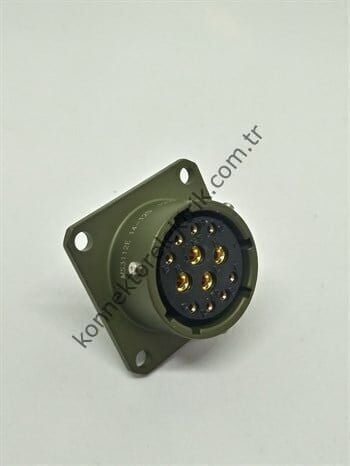 KUKDONG MS3112E 14-12S 12 Pin Metal Kasa Shell Panel Tipi Askeri Konnektör