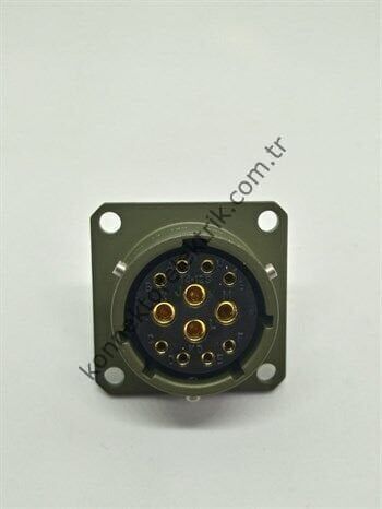 KUKDONG MS3112E 14-12S 12 Pin Metal Kasa Shell Panel Tipi Askeri Konnektör