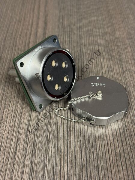 WEIPU WY48K5Z 5 Pin IP67 Metal Kasa Bayonet Panel Tipi Dişi Su Geçirmez Konnektör