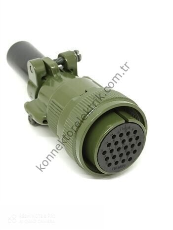 KUKDONG MS3106F 20A24S 24 Pin Metal Kasa Kablo Tipi Dişi Askeri Konnektör