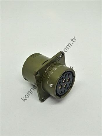 KUKDONG MS3110F 14-12S 12 Pin Metal Kasa Shell Panel Tipi Askeri Konnektör