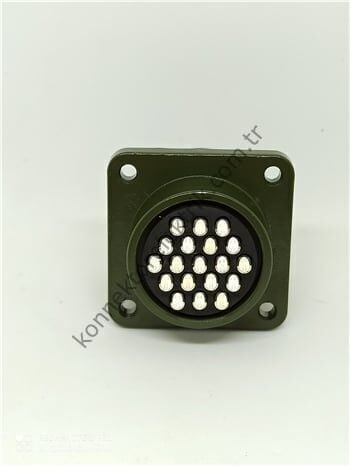 KUKDONG MS3102E 20A48P 19 Pin Metal Kasa Panel Tipi Erkek Askeri Konnektör