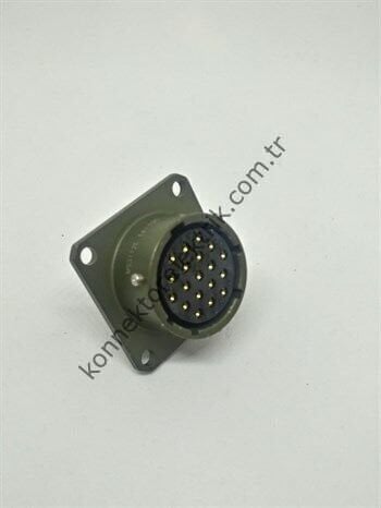 KUKDONG MS3112E 14-19S 19 Pin Metal Kasa Shell Panel Tipi Askeri Konnektör