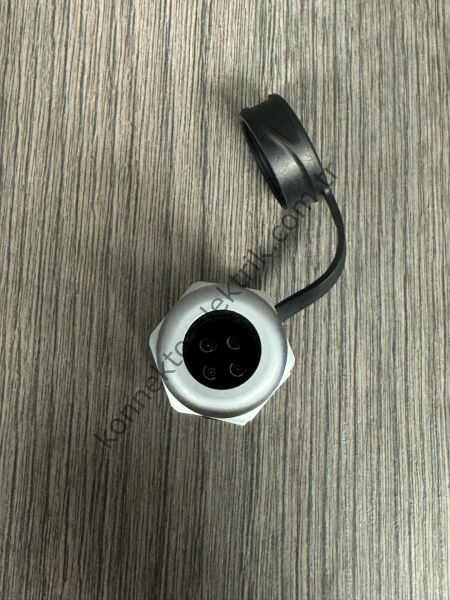 WEIPU SF2011/P4 4 Pin IP67 Metal Kasa Karşıt Kablo Tipi Erkek Su Geçirmez Konnektör